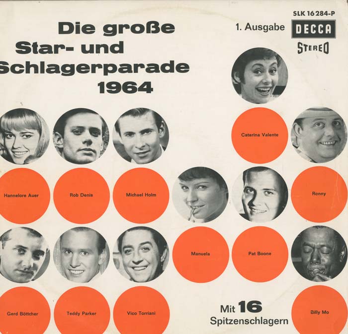 Albumcover Decca Sampler - Die große Star- und Schlagerparade 1964 1. Ausgabe